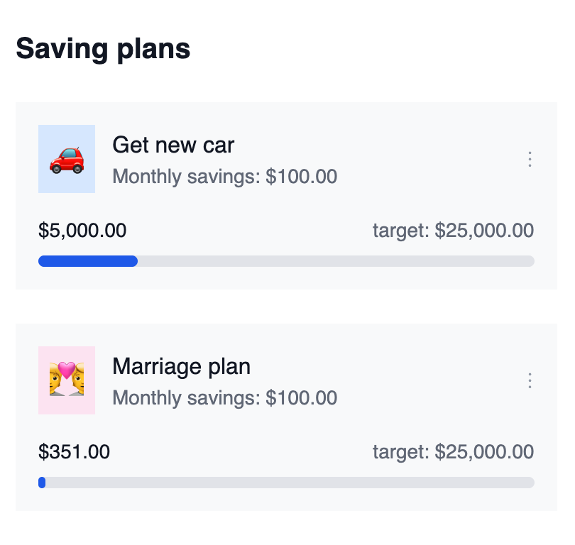 Kashround Saving Plans